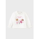 Μπλούζα ECOFRIENDS μακρυμάνικη Baby κορίτσι Εκρού