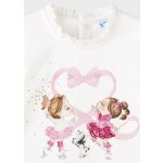 Μπλούζα ECOFRIENDS μακρυμάνικη Baby κορίτσι Εκρού - Image 3