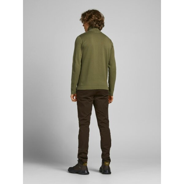 12175736_3668546_Back Ανδρικό Πουλόβερ με Φερμουάρ Jack & Jones Πράσινο - Image 5
