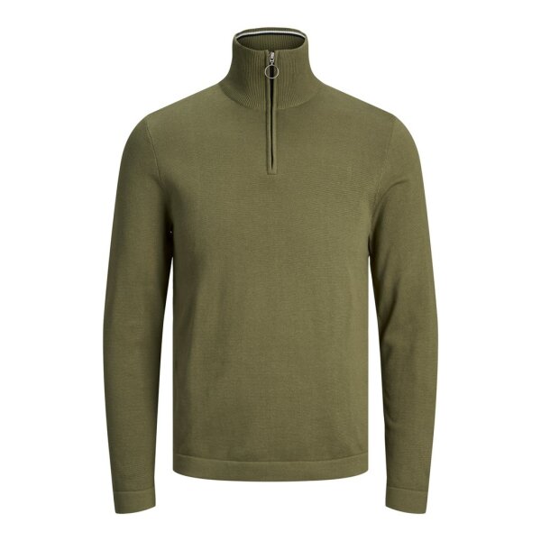 12175736_3668546_Front Ανδρικό Πουλόβερ με Φερμουάρ Jack & Jones Πράσινο - Image 6