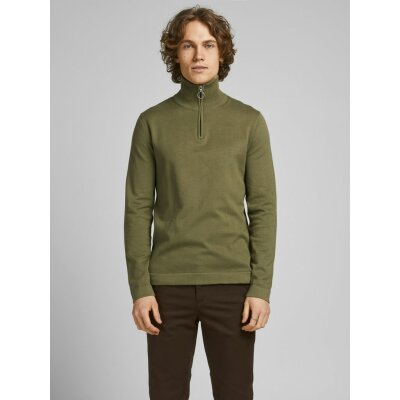 Ανδρικό Πουλόβερ με Φερμουάρ Jack & Jones Πράσινο