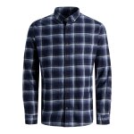 Ανδρικό Πουκάμισο Jack & Jones Καρό Μπλέ