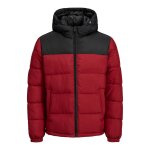 Ανδρικό Μπουφάν Jack & Jones Κόκκινο Μαύρο