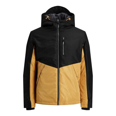 Ανδρικό Μπουφάν Jack & Jones Κίτρινο Μαύρο