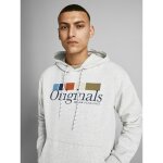 Ανδρική φούτερ Jack & Jones με Κουκούλα Γκρί - Image 3