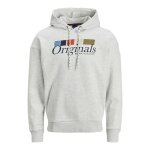 Ανδρική φούτερ Jack & Jones με Κουκούλα Γκρί - Image 7