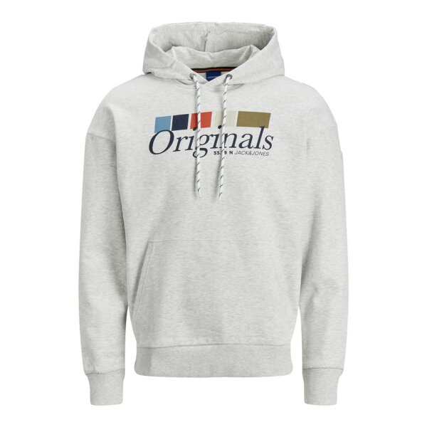12193597_3671171_Front Ανδρική φούτερ Jack & Jones με Κουκούλα Γκρί - Image 7
