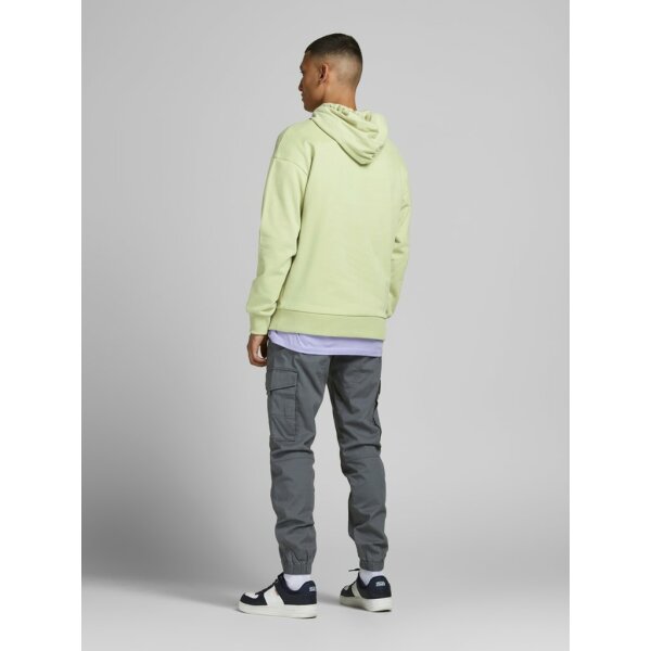 12193597_3671172_Back Ανδρική φούτερ Jack & Jones με Κουκούλα Πράσινη - Image 2