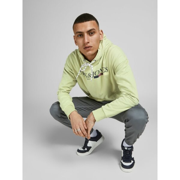 12193597_3671172_Creative Ανδρική φούτερ Jack & Jones με Κουκούλα Πράσινη - Image 3