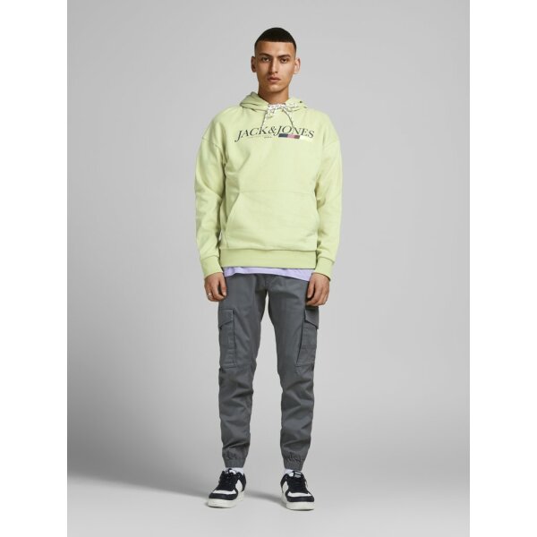 12193597_3671172_Front Full Ανδρική φούτερ Jack & Jones με Κουκούλα Πράσινη - Image 6