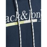 Ανδρική φούτερ Jack & Jones με Κουκούλα Μπλέ - Image 4