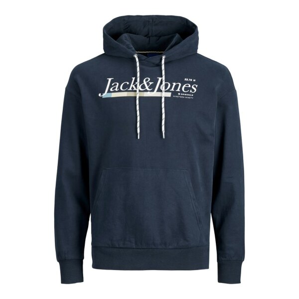 12193597_3671173_Front Ανδρική φούτερ Jack & Jones με Κουκούλα Μπλέ - Image 7