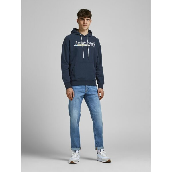12193597_3671173_Front Full Ανδρική φούτερ Jack & Jones με Κουκούλα Μπλέ - Image 6