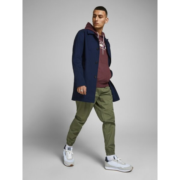 12193597_3671174_Creative Ανδρική φούτερ Jack & Jones με Κουκούλα Μπορντώ - Image 3