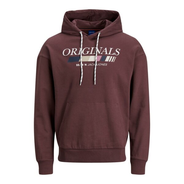 12193597_3671174_Front Ανδρική φούτερ Jack & Jones με Κουκούλα Μπορντώ - Image 7