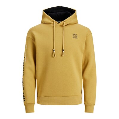 Ανδρική φούτερ με κουκούλα Jack & Jones Μουσταρδή