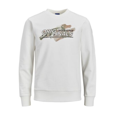 Ανδρική Φούτερ Λαιμόκοψη Jack & Jones Λευκή