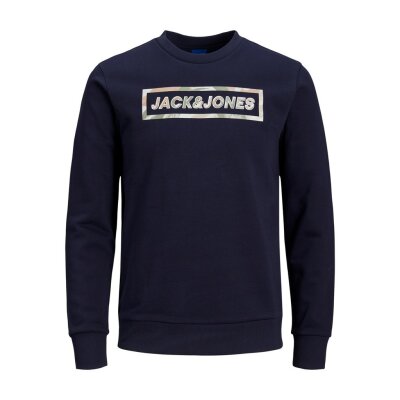 Ανδρική Φούτερ Λαιμόκοψη Jack & Jones Μπλέ