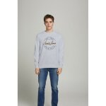 Ανδρική Φούτερ Λαιμόκοψη Jack & Jones Γκρί Ανοιχτό