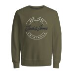 Ανδρική Φούτερ Λαιμόκοψη Jack & Jones Λαδί
