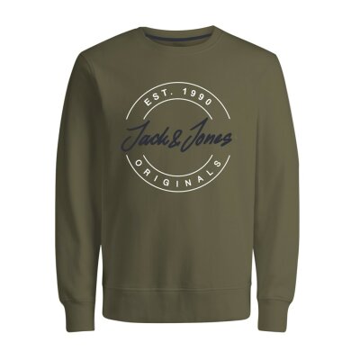 Ανδρική Φούτερ Λαιμόκοψη Jack & Jones Λαδί