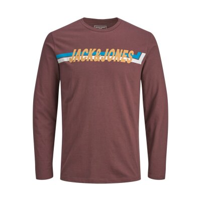 Ανδρική Μπλούζα Jack & Jones μακρυμάνικη Μπορντώ