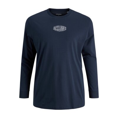 Ανδρική Μπλούζα Jack & Jones μακρυμάνικη Μπλέ Σκούρο