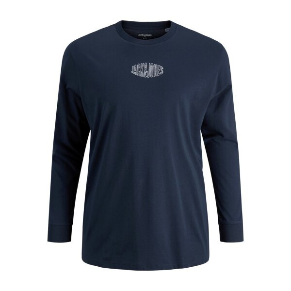 12199190_3749008_Front Ανδρική Μπλούζα Jack & Jones μακρυμάνικη Μπλέ Σκούρο - Image 1