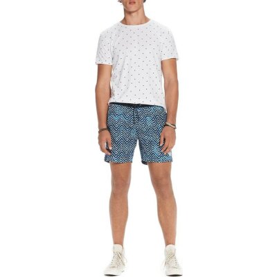 Ανδρικό Μαγιό Scotch & Soda Μπλέ Λευκό