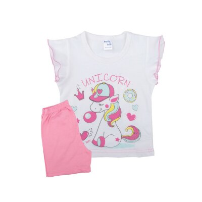 Σετ 2 τεμαχίων little unicorn Ροζ Pretty baby