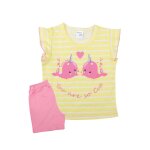 Βρεφικό σετ 2 τεμαχίων  Κίτρινο so cute Pretty baby