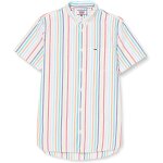 Ανδρικό Πουκάμισο Tommy Hilfiger TJ Shortsleeve Stripe Shirt Λευκό