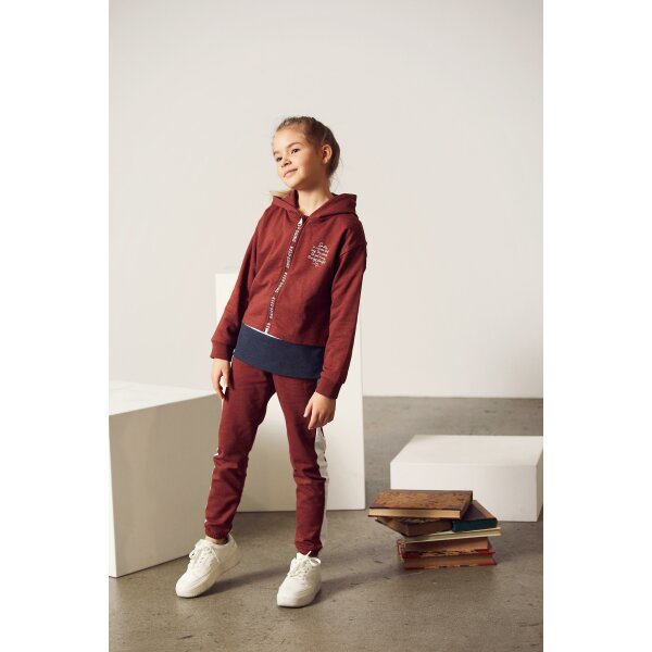 NAME-IT_3680139_13194081_2 NKFLATTI LS SHORT SWEAT CARD WH BRU APPLE - Image 1