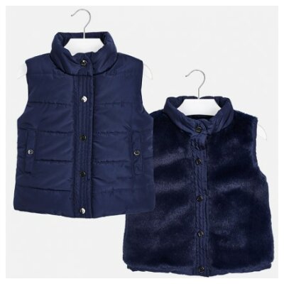 Aμάνικο μπουφάν διπλής όψης Mayoral Μπλέ 4470