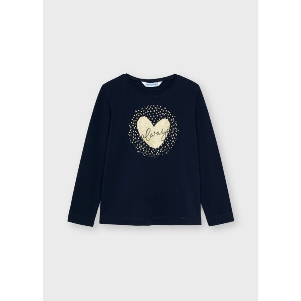 11-00178-037-L-4 Μπλούζα ECOFRIENDS μακρυμάνικη Κορίτσι 2 έως 9 ετών  Μπλέ - Image 1