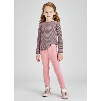 Κολάν βασικό βελούδο Κορίτσι 2 έως 9 ετών Ρόζ