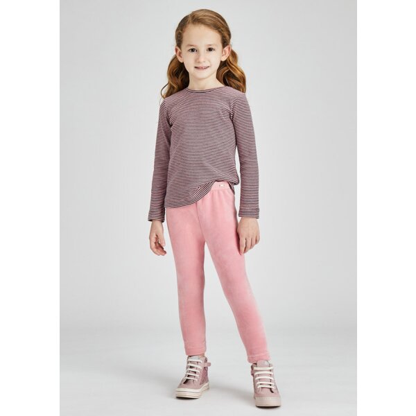 11-00712-063-L-2 Κολάν βασικό βελούδο Κορίτσι 2 έως 9 ετών Ρόζ - Image 1