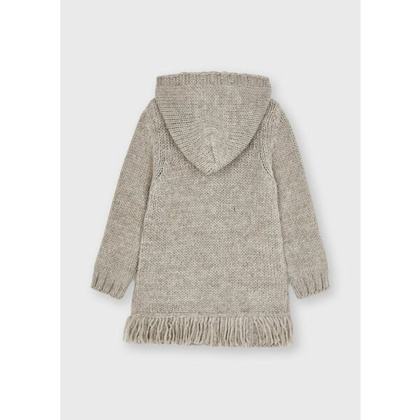 Ζακέτα πλεκτή κρόσσια Κορίτσι 2 έως 9 ετών Μπέζ - Image 3