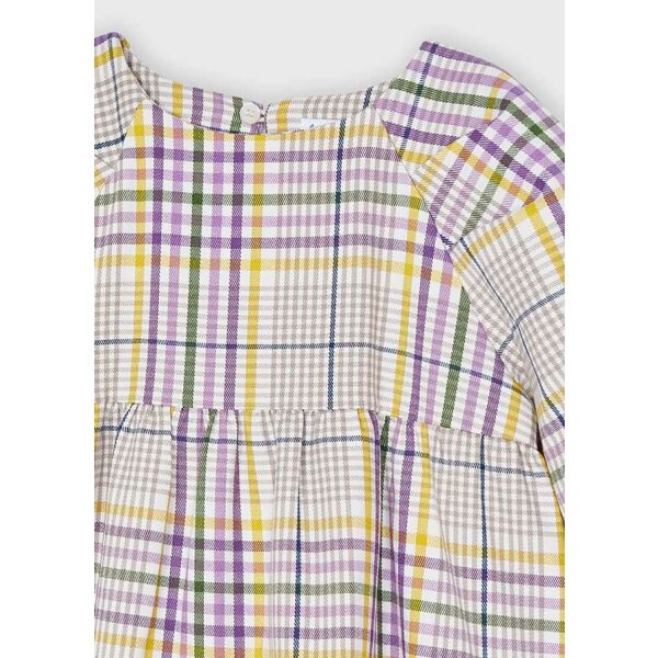 11-04918-021-L-6 Φόρεμα καρό Κορίτσι 2 έως 9 ετών Μώβ - Image 4