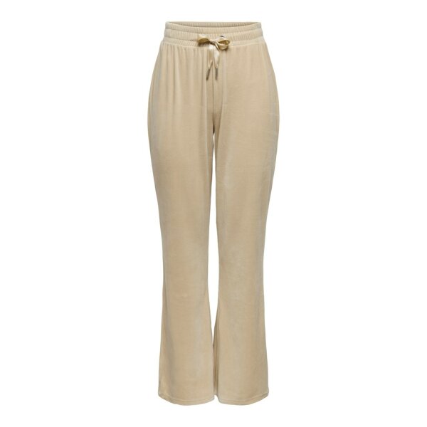 15237770_3758135_Front ONLLAYA SWEET FLARED VELVET PANT SWT 15237770-CEMENT - Image 1