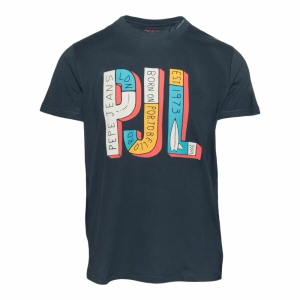 Ανδρικό T-SHIRT PEPE JEANS SAMPSON ΜΠΛΕ - Image 3