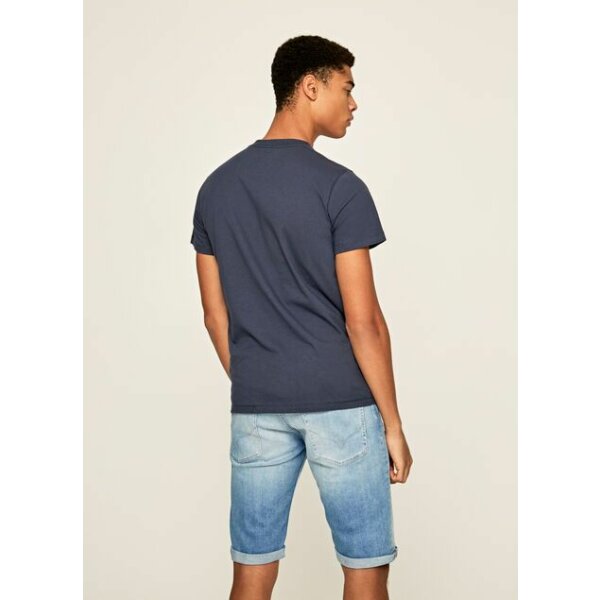 Ανδρικό T-SHIRT PEPE JEANS SAMPSON ΜΠΛΕ - Image 4