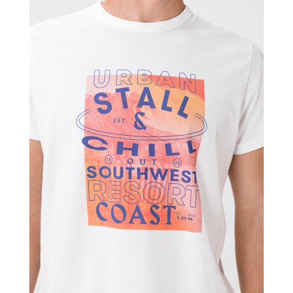 Ανδρικό T-SHIRT Pepe Jeans Melville Λευκό - Image 3