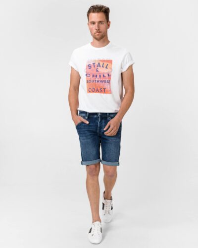 Ανδρικό T-SHIRT Pepe Jeans Melville Λευκό