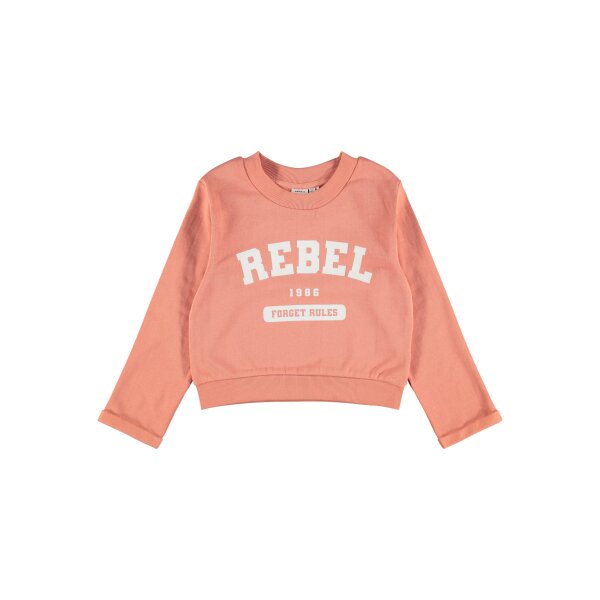 NAME-IT_3709810_13195314 Μπλούζα Φούτερ LOOSE SHORT REBEL Name it - Image 1