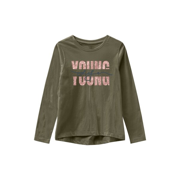 NAME-IT_3730670_13194222 NKFVIOLET LS LOOSE TOP N- STONE GRAY - Image 1
