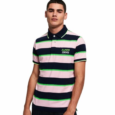 Ανδρική SUPERDRY SKATE LUX POLO ΜΠΛΟΥΖΑ Ροζ