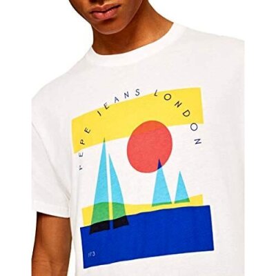 Ανδρικό T-SHIRT PEPE JEANS Montana Optic White