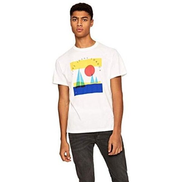 Ανδρικό T-SHIRT PEPE JEANS Montana  Optic White - Image 2