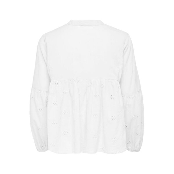 ONLNEW ELISA LIFE LS DNM BLOUSE FF 15226139 WHITE - Image 2